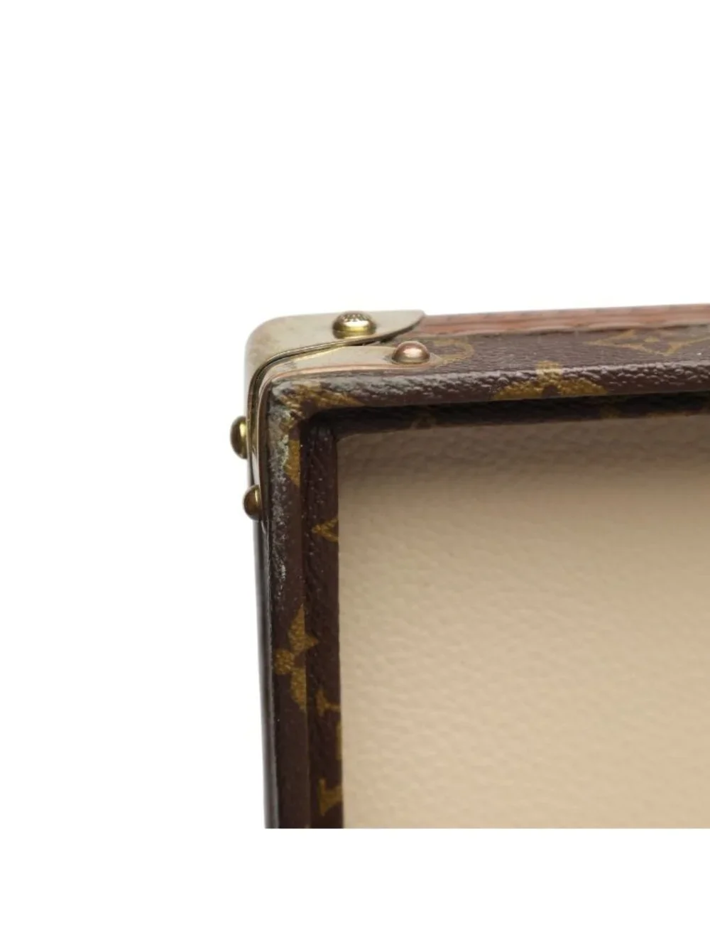 Louis Vuitton Monogram Makeup Case Boite Flacon Bag Brown